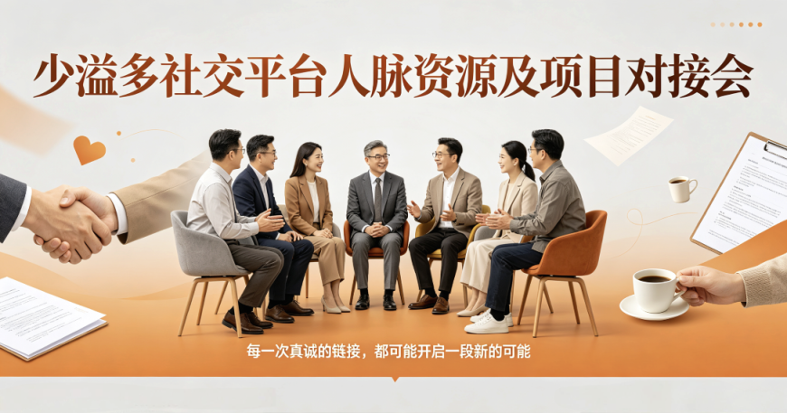 少溢多路演平台人脉资源及项目对接会